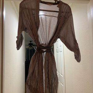 Passport Striped Long Shirt